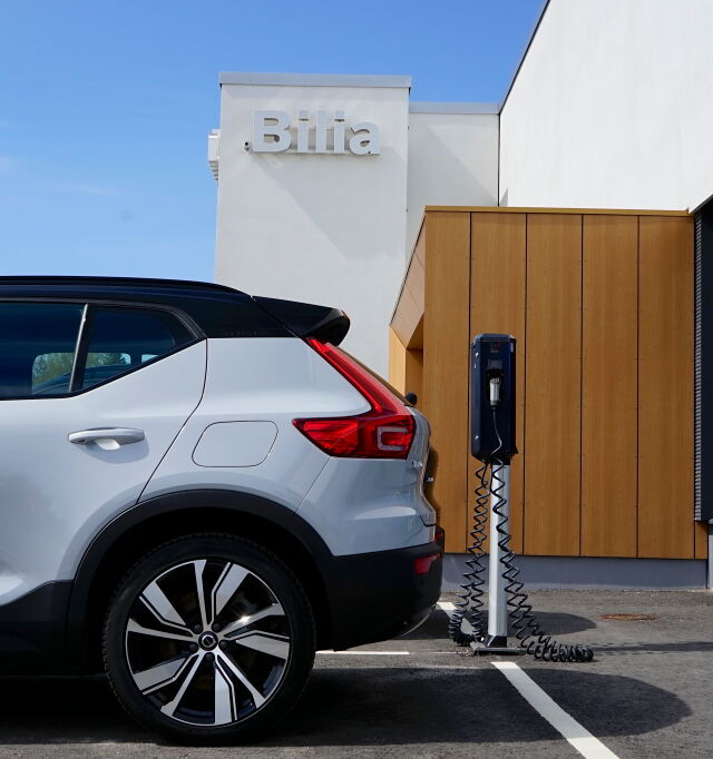 Volvo Recharge latauksessa